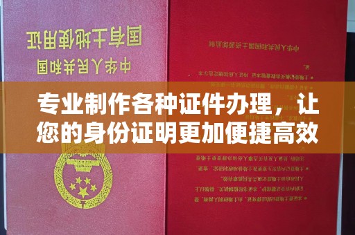 遂川专业制作各种证件办理，让您的身份证明更加便捷高效