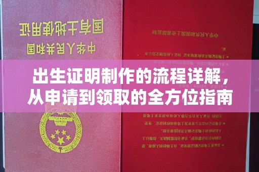 遂川出生证明制作的流程详解，从申请到领取的全方位指南